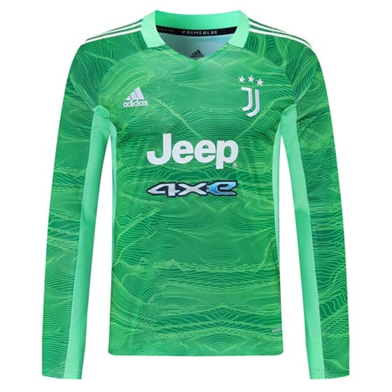 Thailand Trikot Juventus Torwart ML 2021-2022 Grün Günstige Fußballtrikots